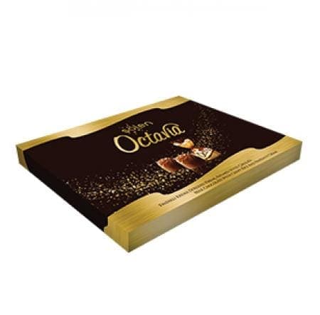 Şölen Octavia Çıtır Pirinç Dolgulu Fındık Kremalı Sütlü Çikolata 400 gr