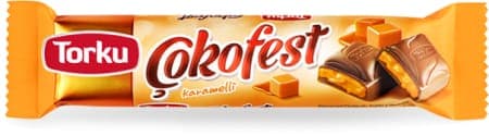 Torku Çokofest Karamel Dolgulu Sütlü Çikolata 34 gr