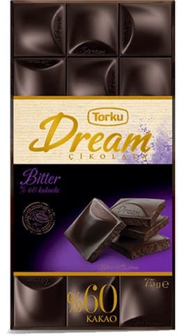 Torku Dream %60 Bitter Çikolata 75 gr