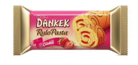 Ülker Dankek Rulo Pasta Çilekli 235 Gr